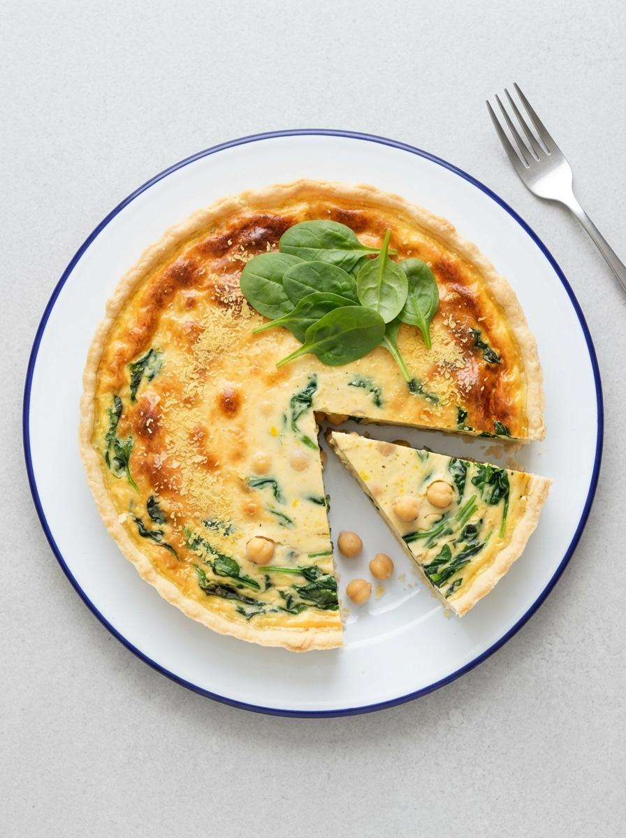 Vegan quiche zonder tofu
