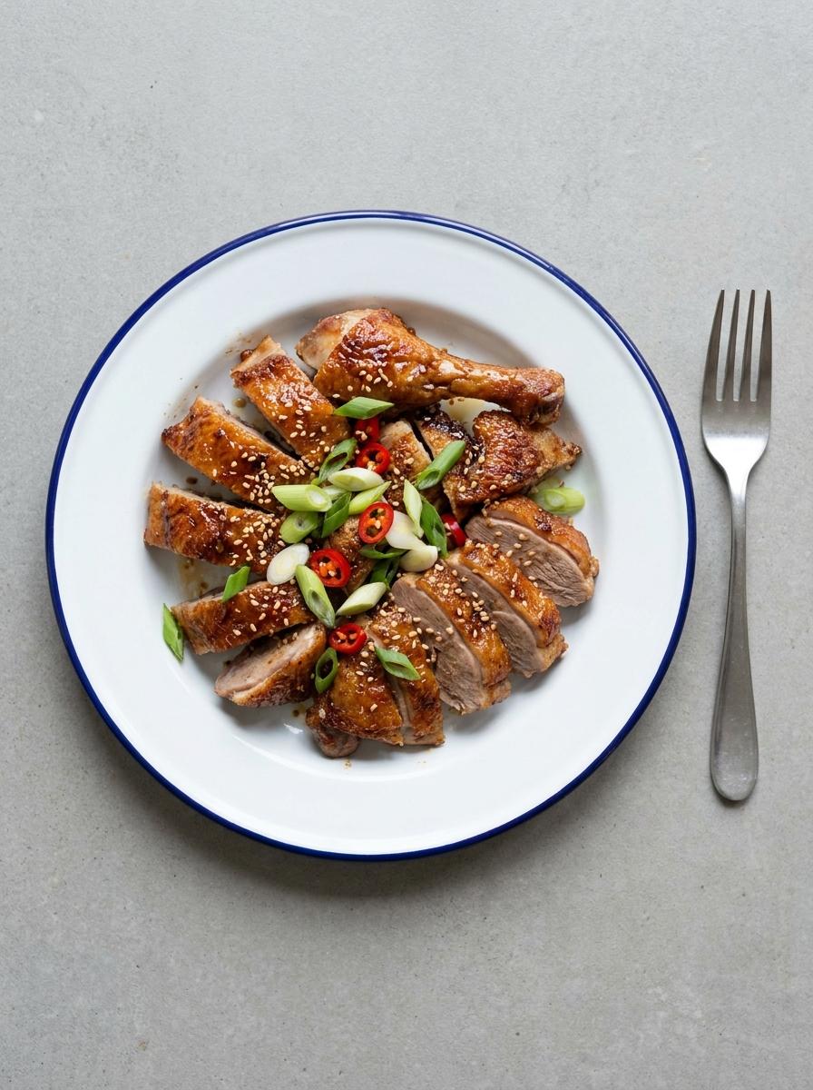 Krokante eend uit de airfryer