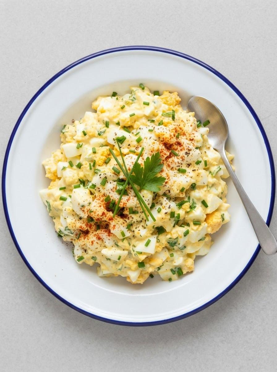 Koolhydraatarme eiersalade