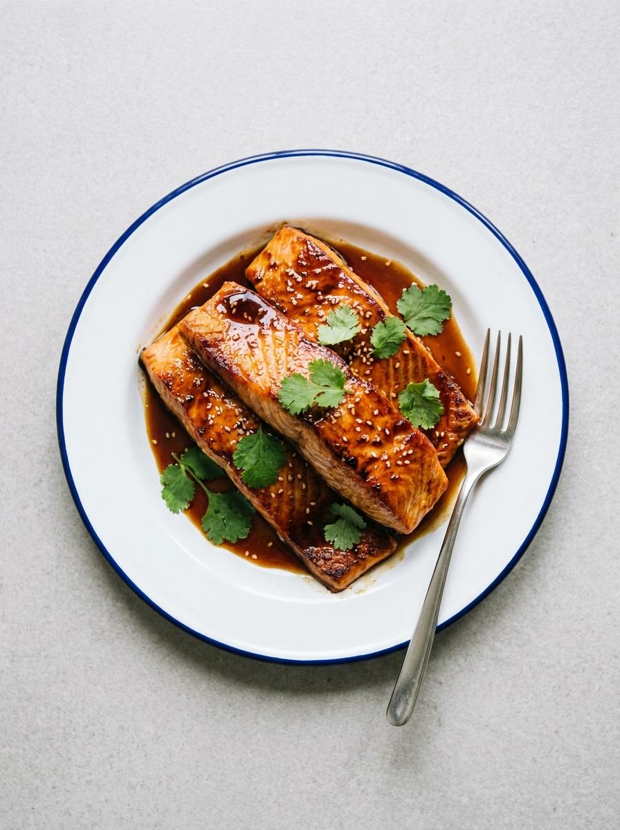 Zalm teriyaki uit de airfryer