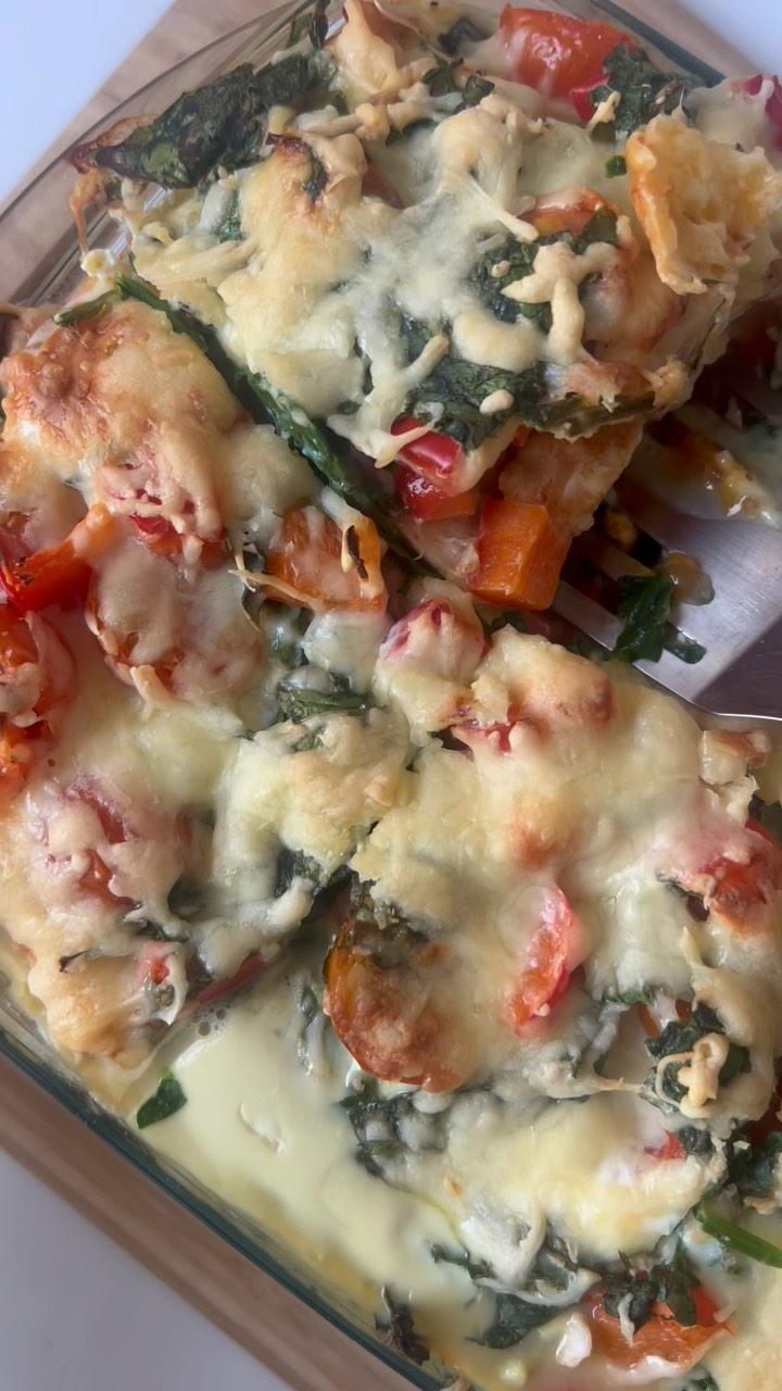 High Protein Ovenschotel met Kip en Groenten