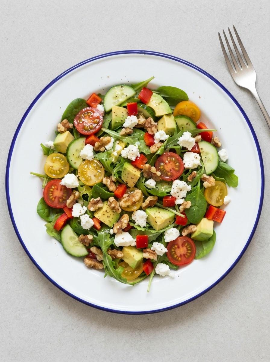 Vegetarische zomersalade