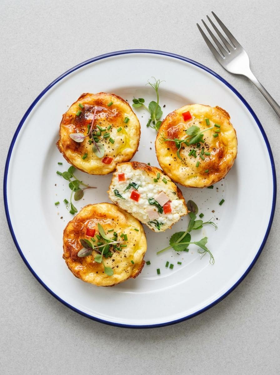 Eiwitrijke egg bites met hüttenkäse