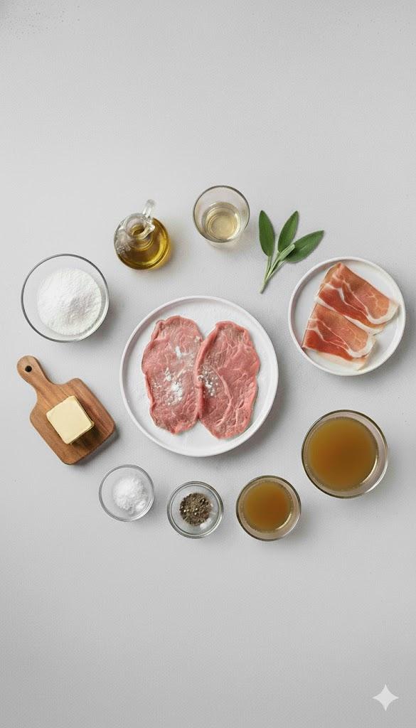 Saltimbocca alla Romana (kalfsbiefstukjes met prosciutto en salie)
