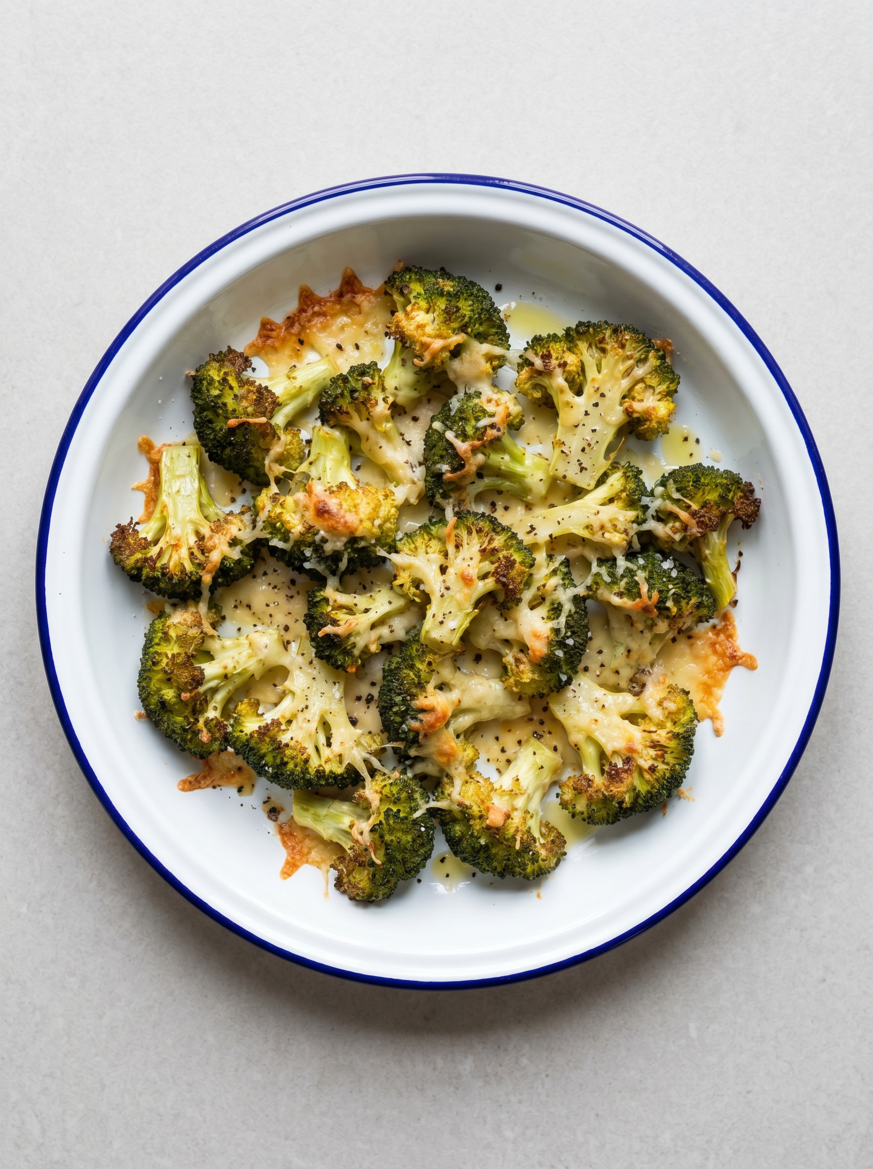 Broccoli met parmezaan uit de airfryer