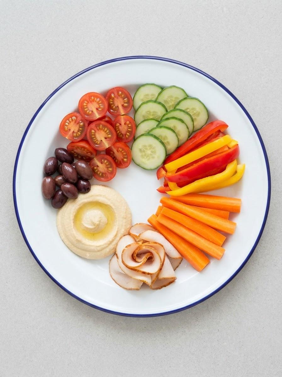 Caloriearme borrelplank