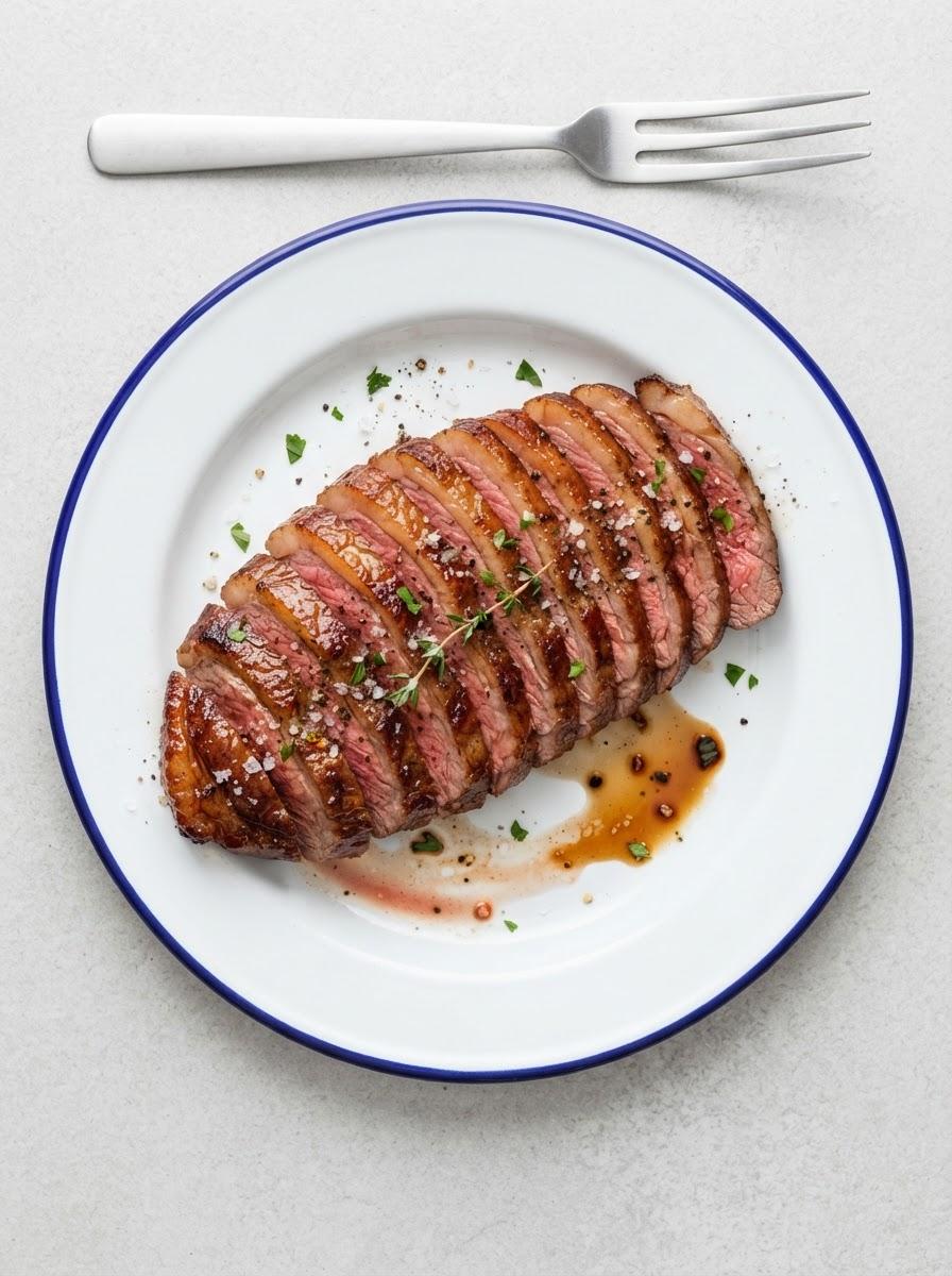 Eiwitrijke picanha van de BBQ of uit de oven