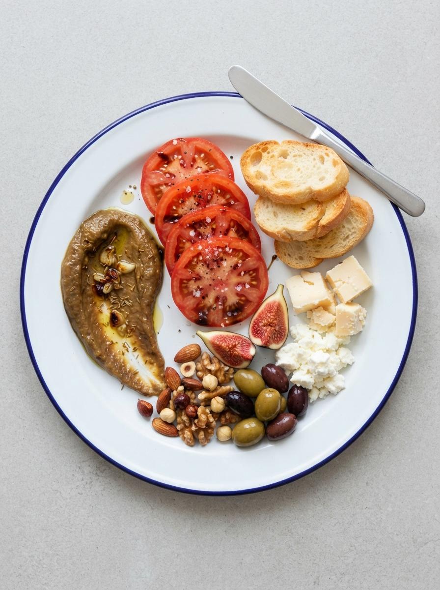 Vegetarische tapasplank