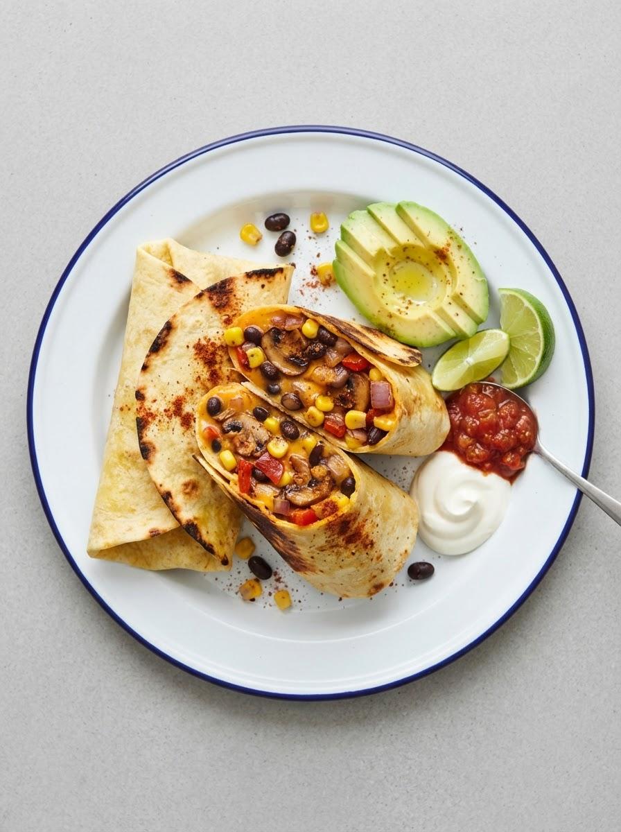 Vegetarische burrito's