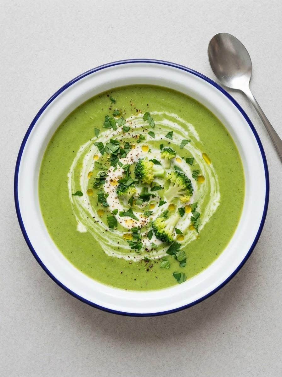 Caloriearme broccolisoep
