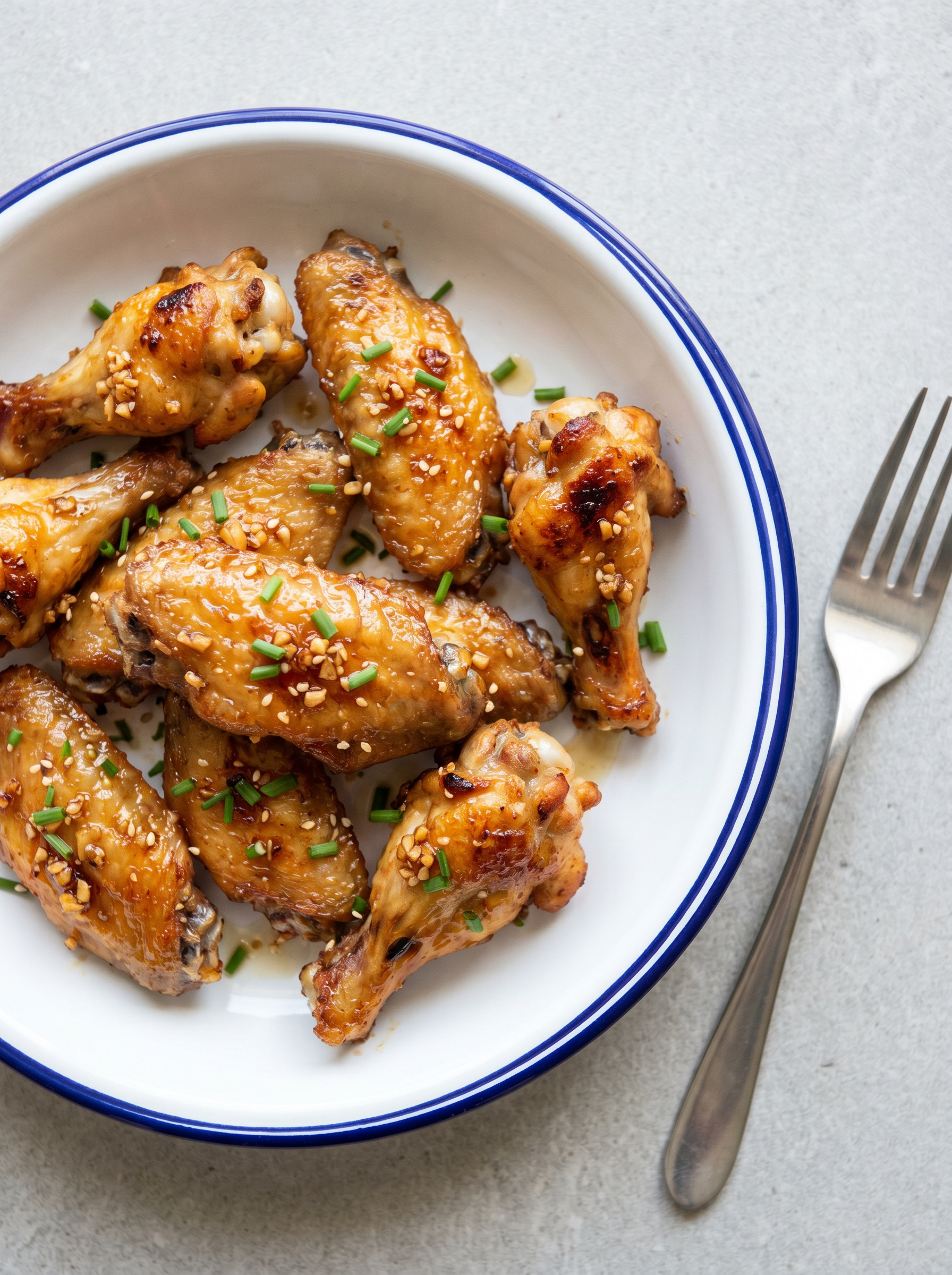 Honey Garlic Kipvleugels in de Airfryer