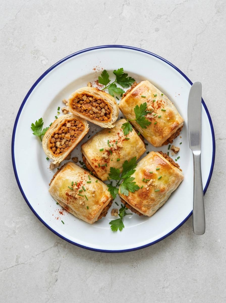 Vegan worstenbroodjes
