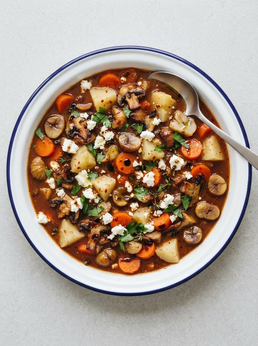 Vegetarische herfststoof