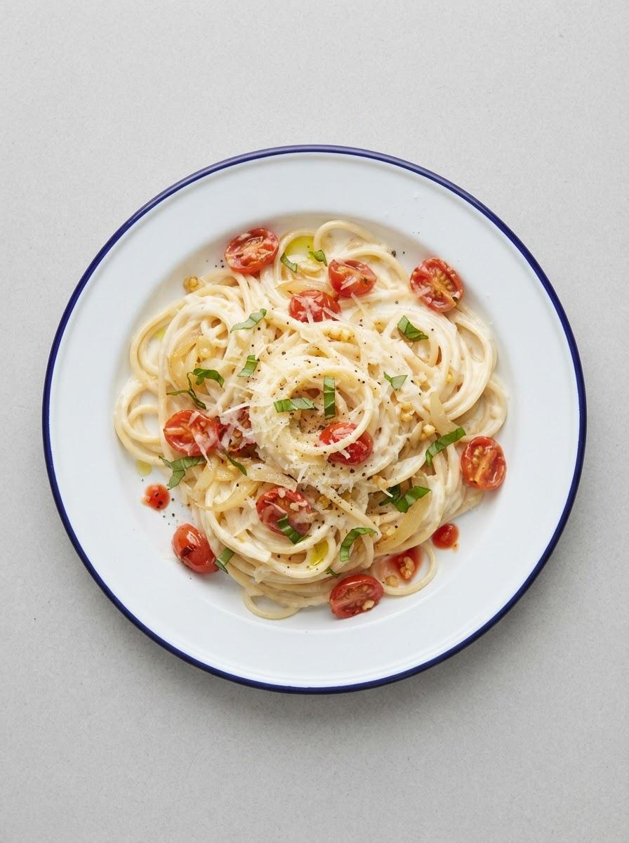Snelle pasta met mascarpone