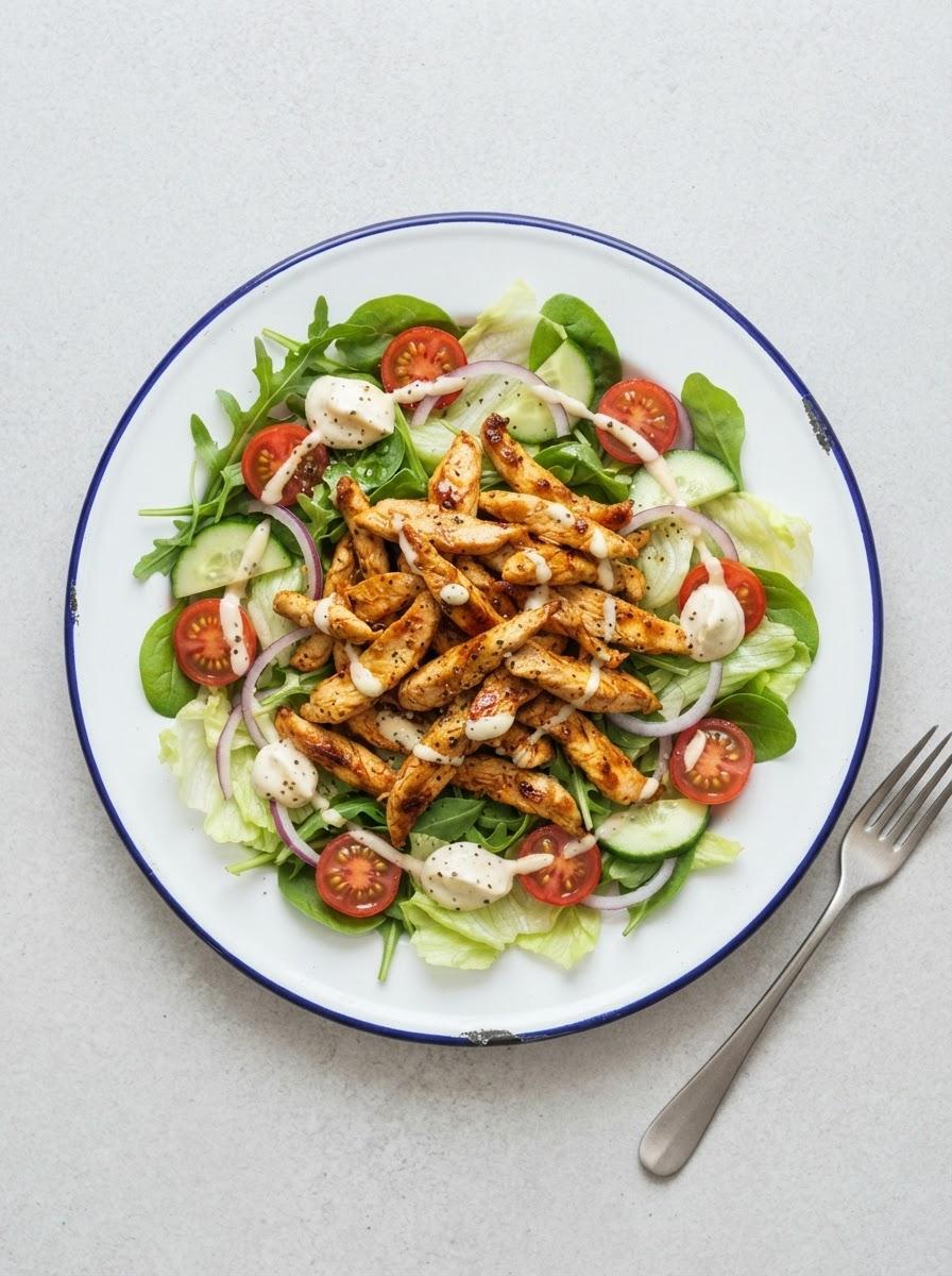 Eiwitrijke shoarmasalade