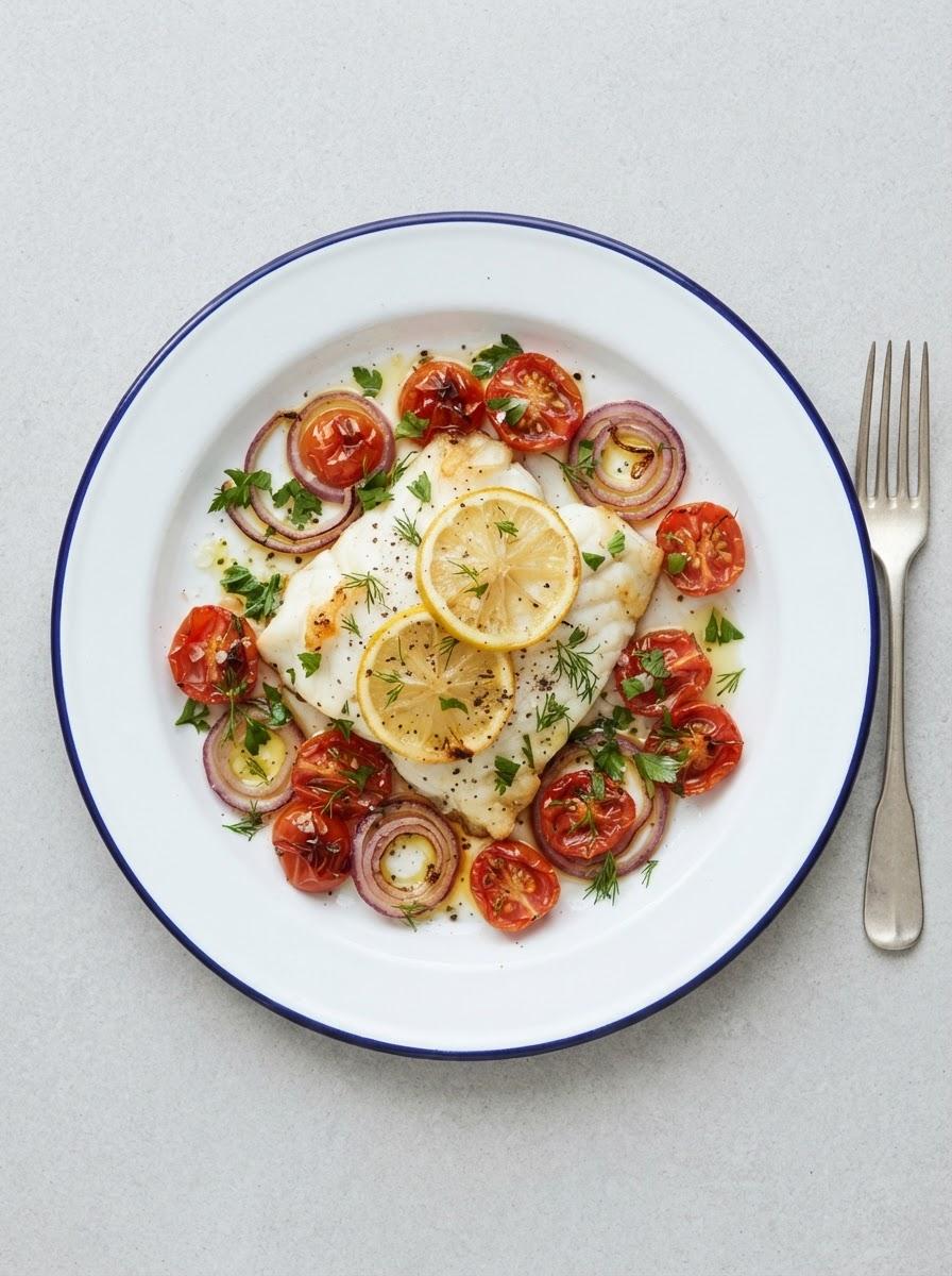Eiwitrijke zeebaars uit de oven