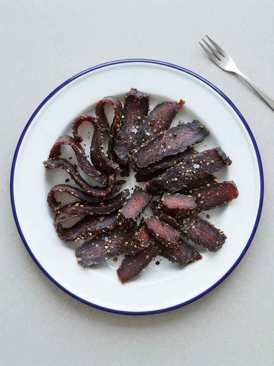 Eiwitrijke biltong met rundvlees