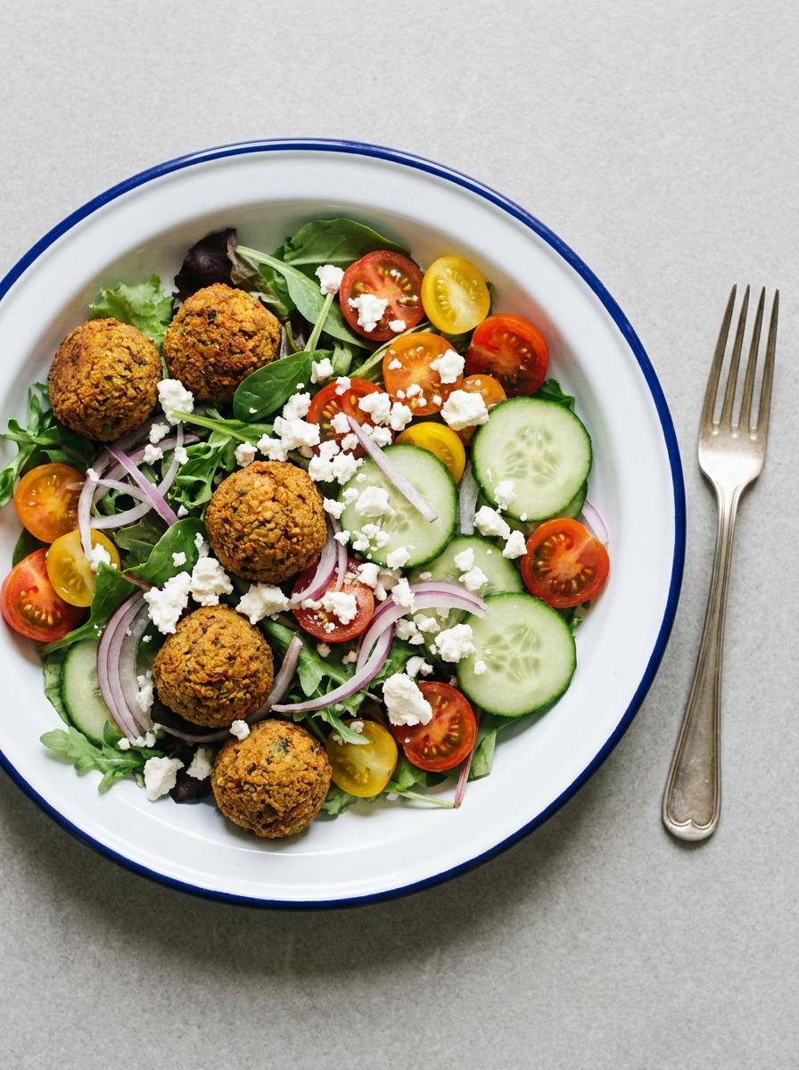 Airfryer Falafel Salade