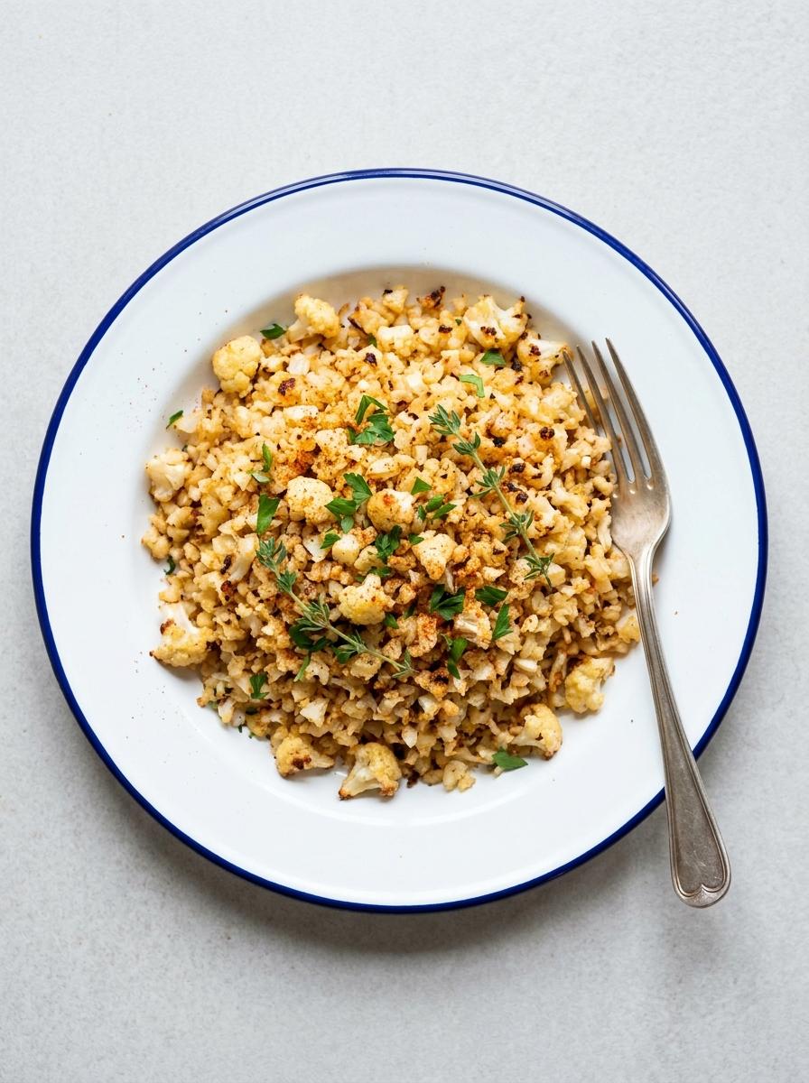 Airfryer bloemkoolrijst