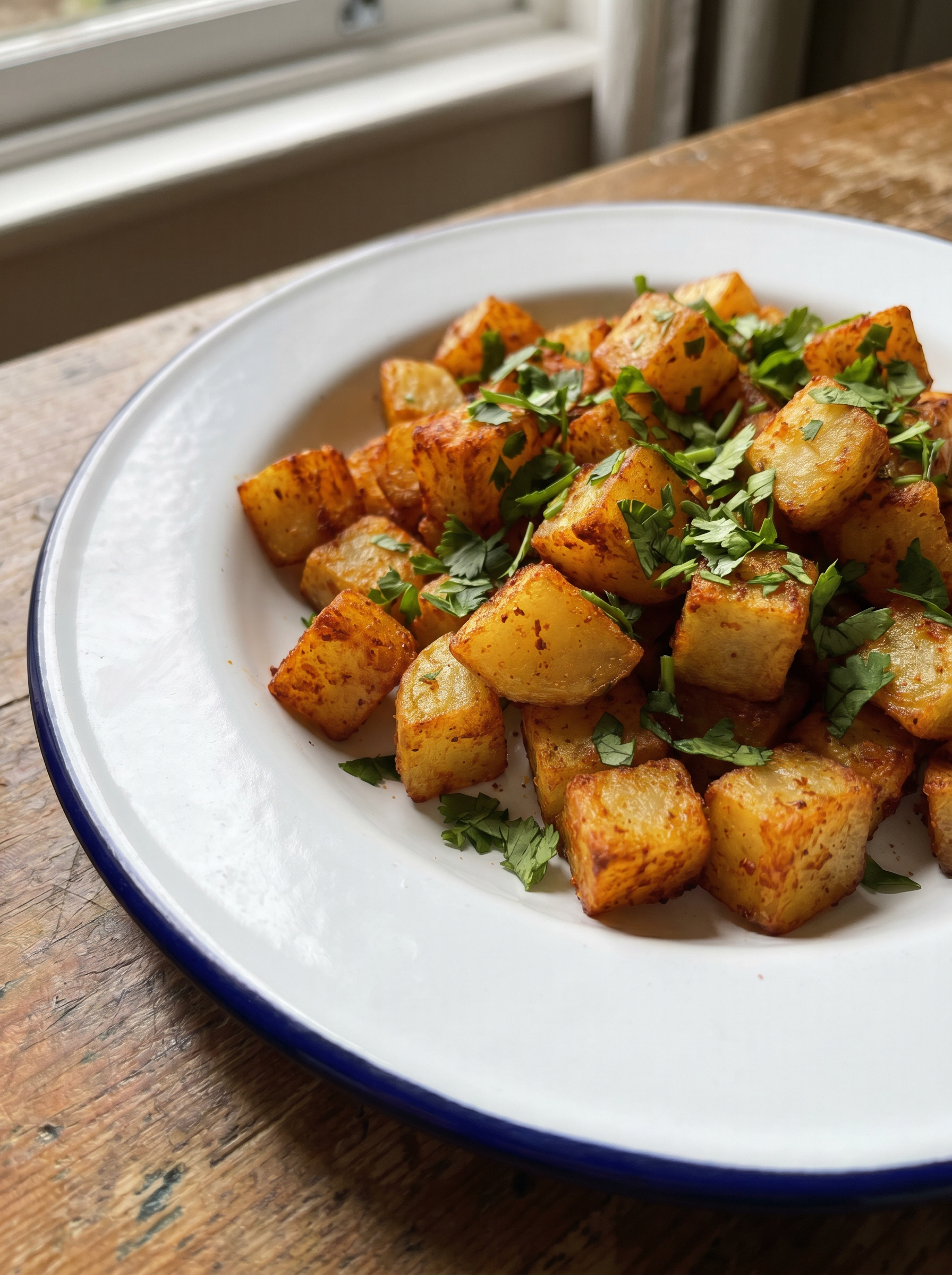 Batata Harra uit de Airfryer