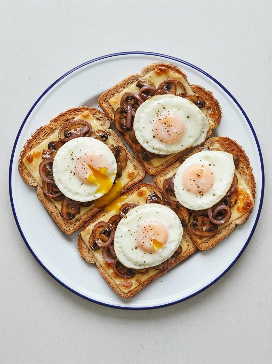 Vegetarische uitsmijter
