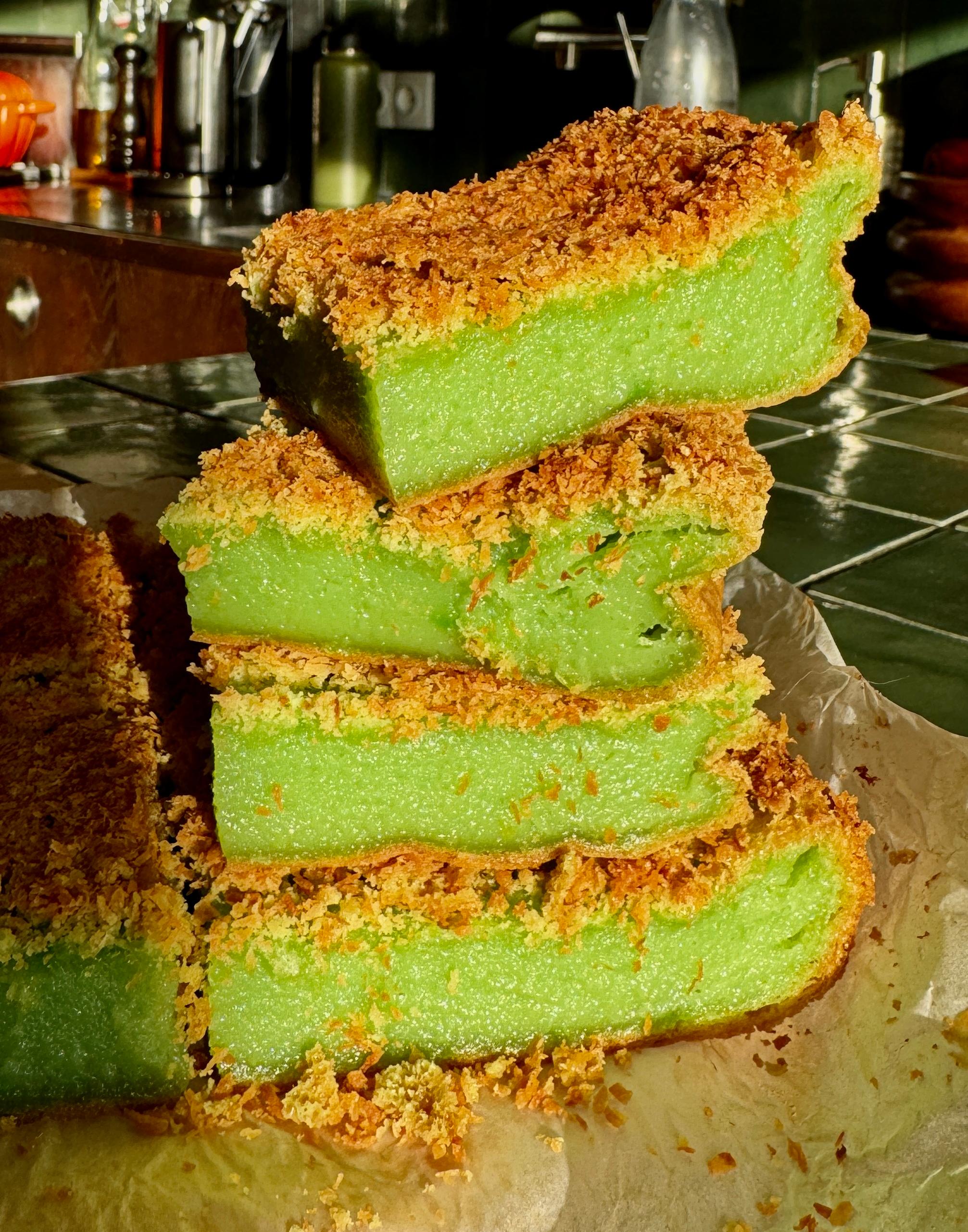 Pandan Butter Mochi