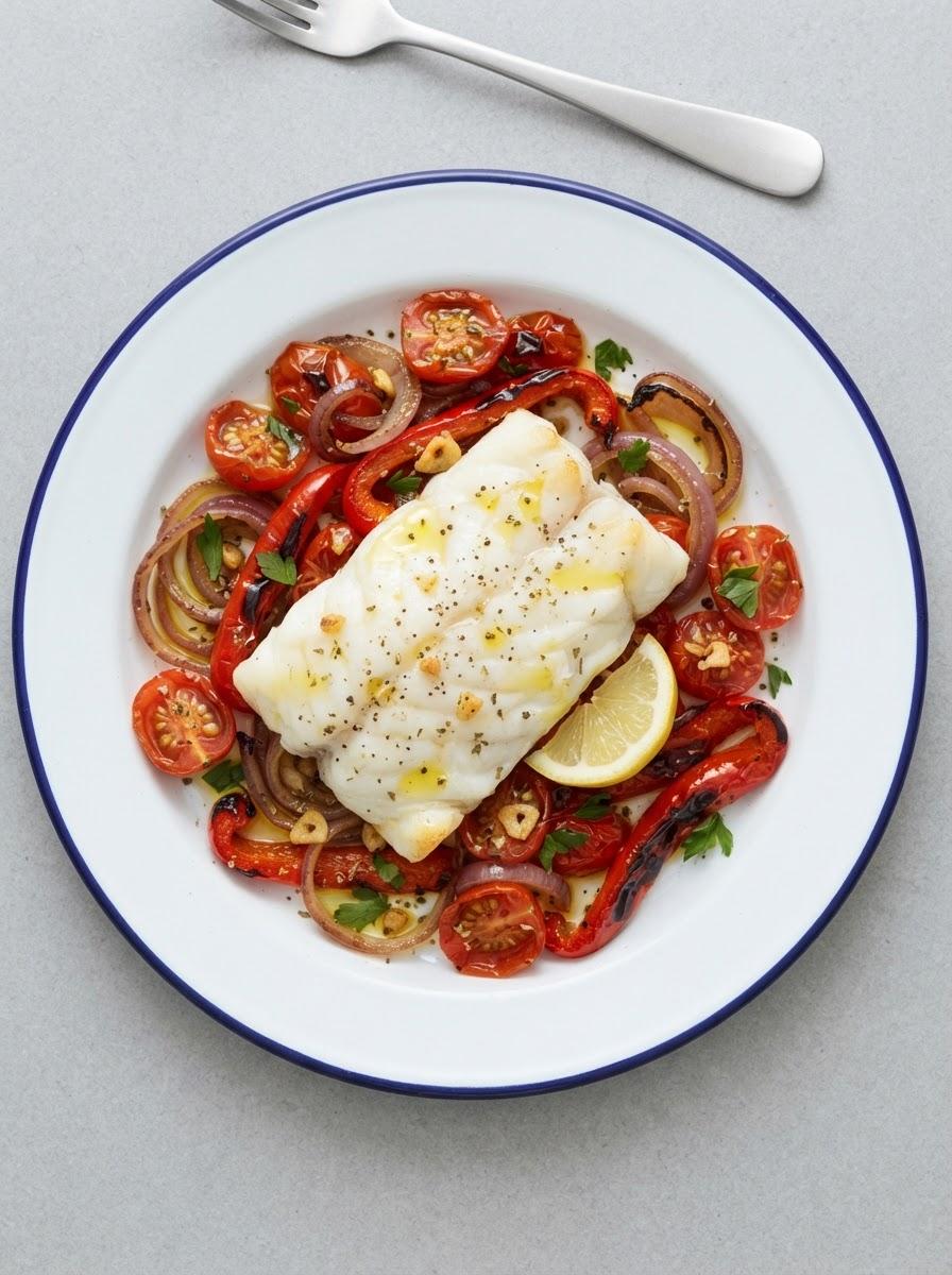 Eiwitrijke kabeljauw uit de oven