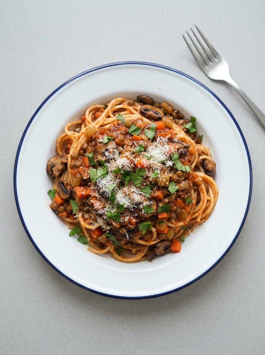 Vegetarische spaghetti bolognese
