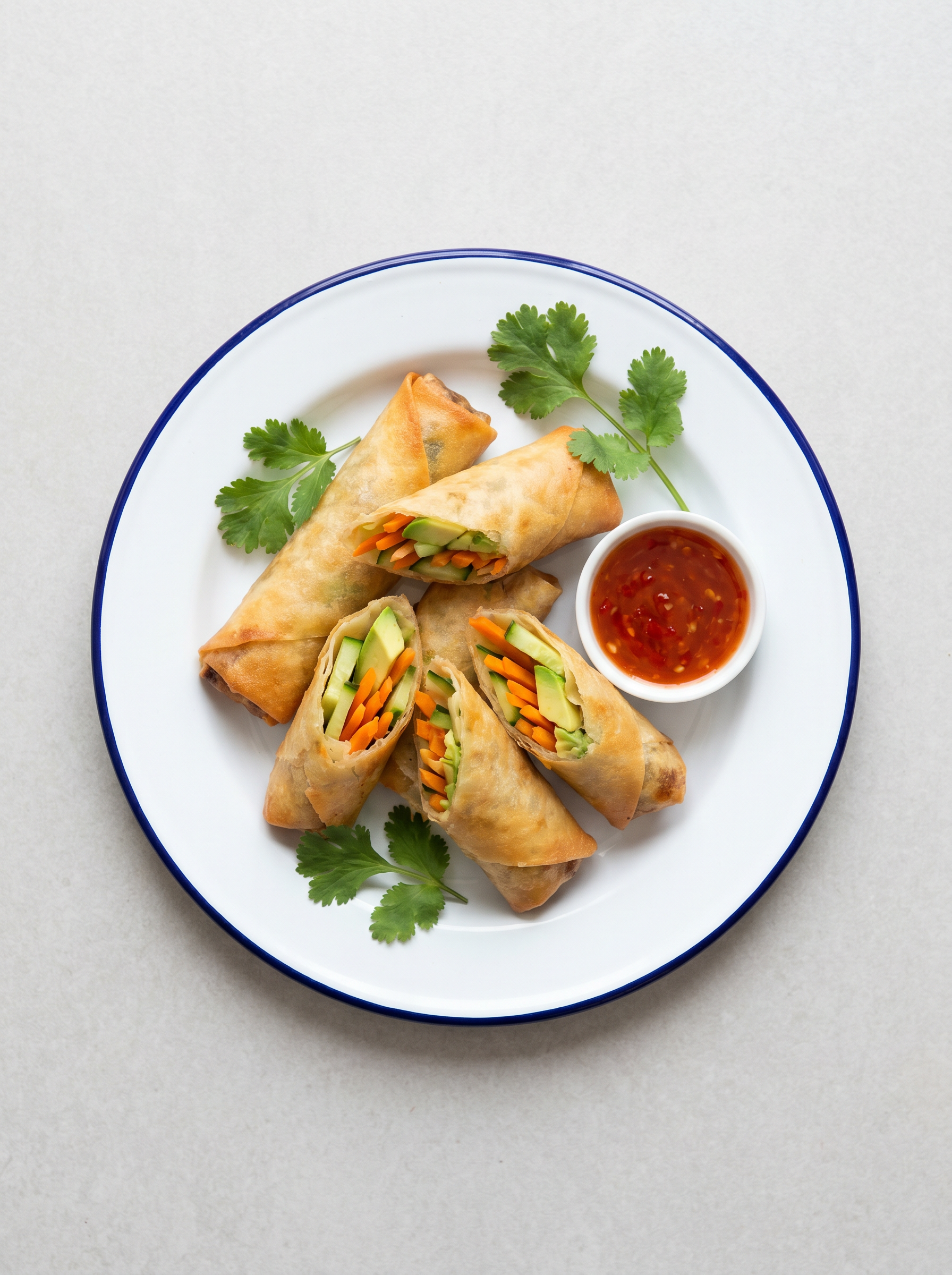 Vegan Spring Rolls uit de Airfryer