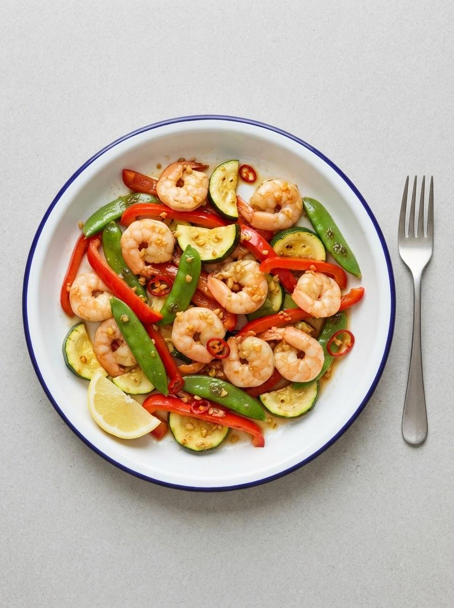 Caloriearme Garnalenroerbak
