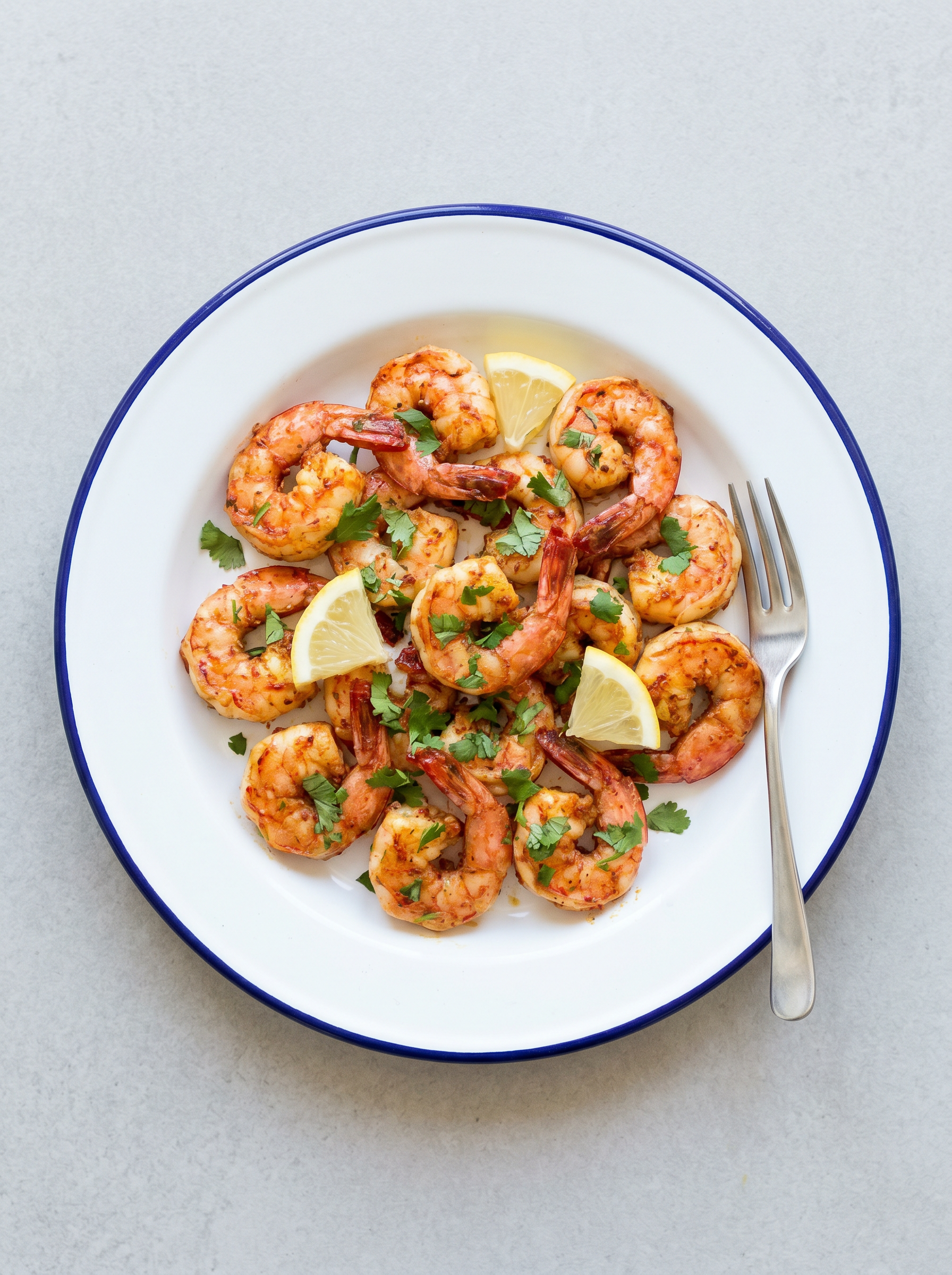 Airfryer Tandoori Garnalen