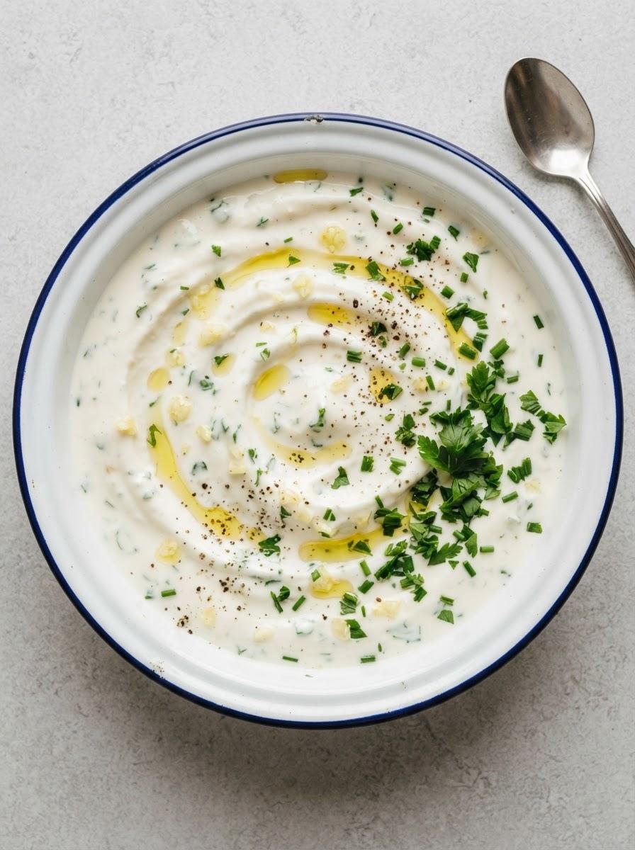 Caloriearme yoghurtdressing