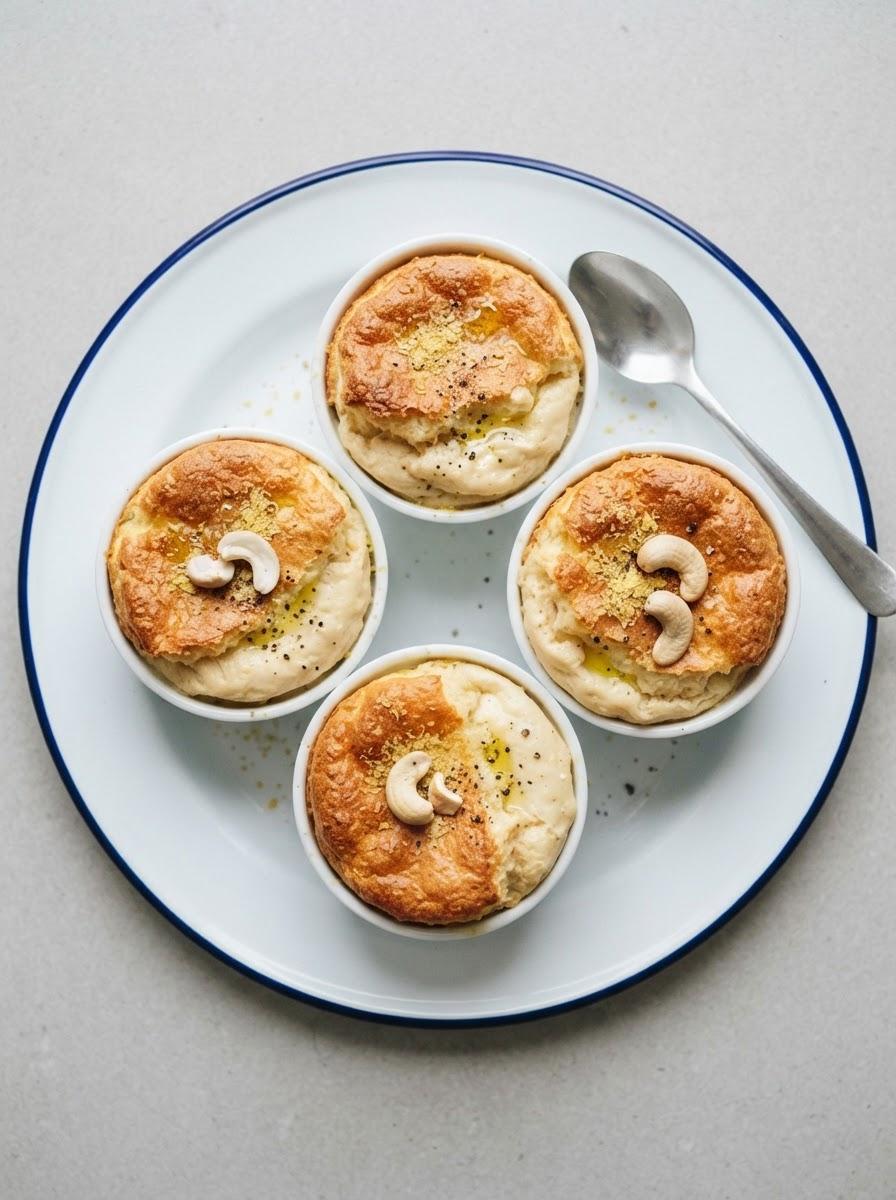 Vegan kaassoufflé