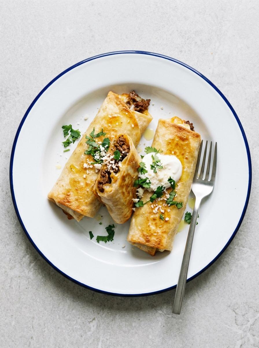Airfryer Chimichanga met Rundvlees