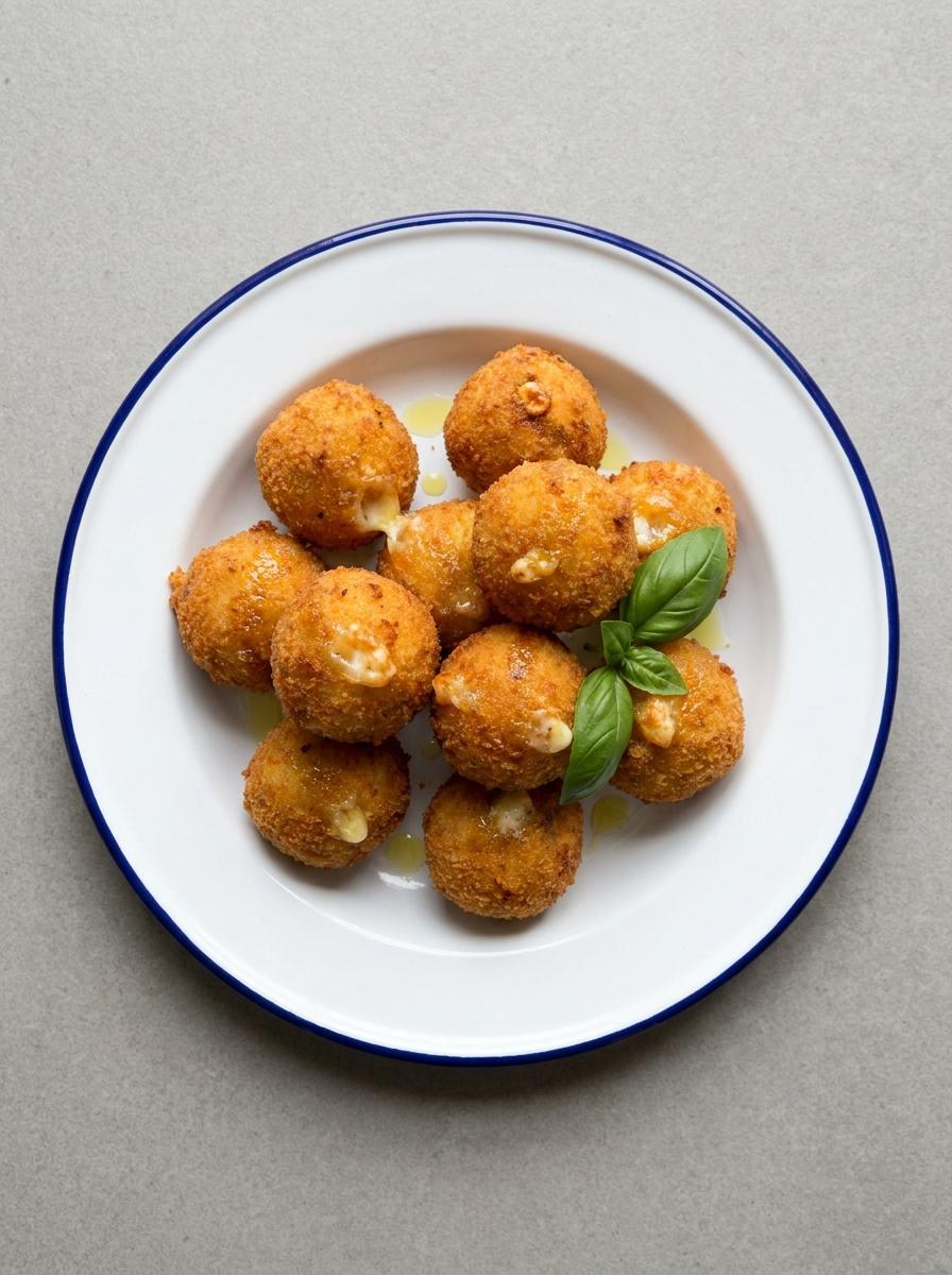 Arancini met Mozzarella uit de Airfryer