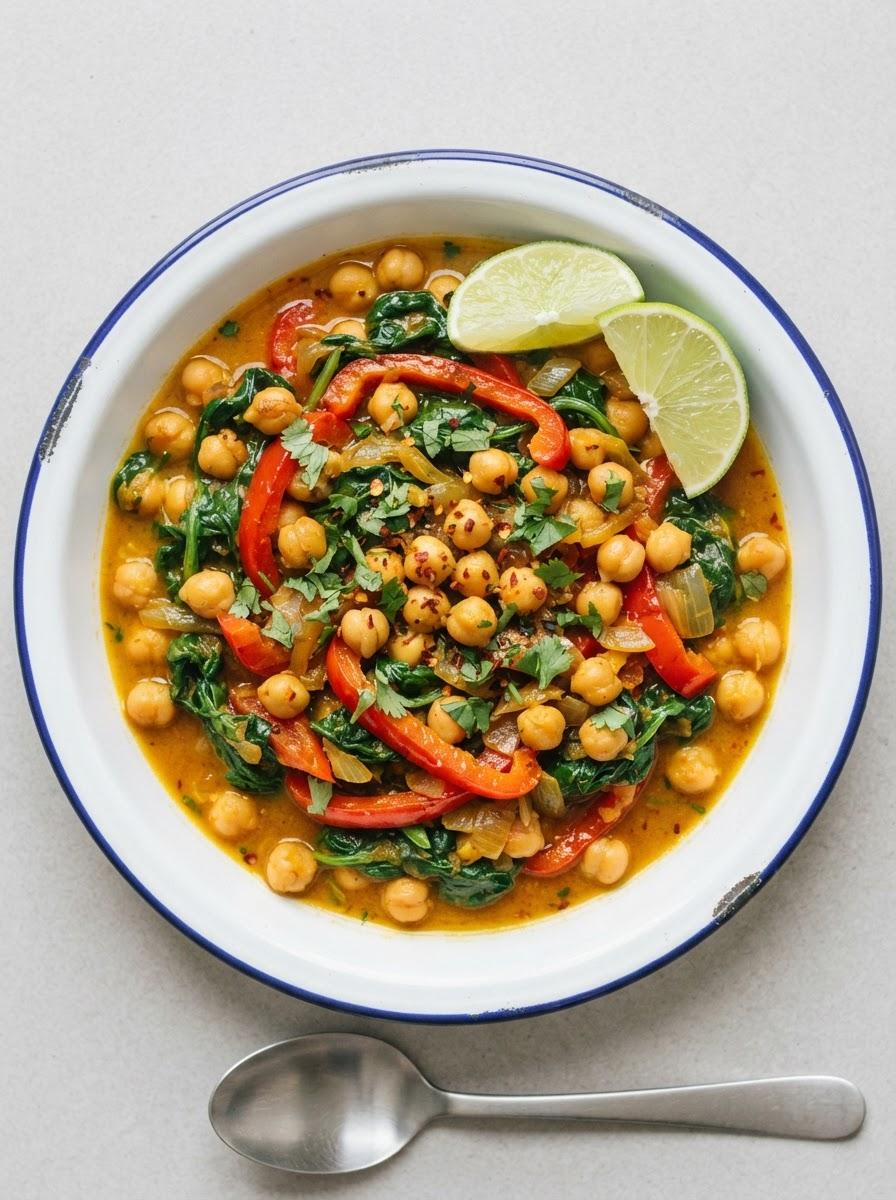 Snelle vegetarische curry