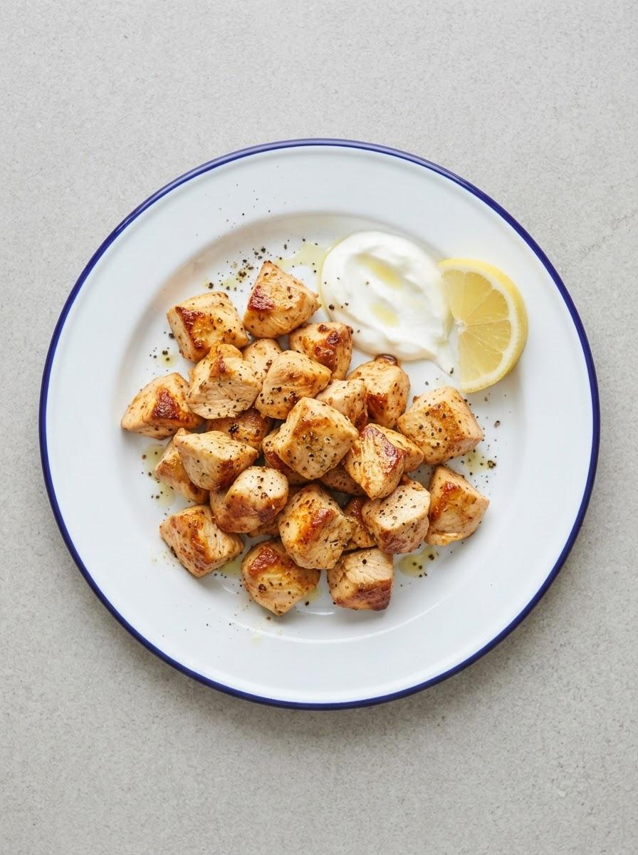 Eiwitrijke yoghurt-gemarineerde kip