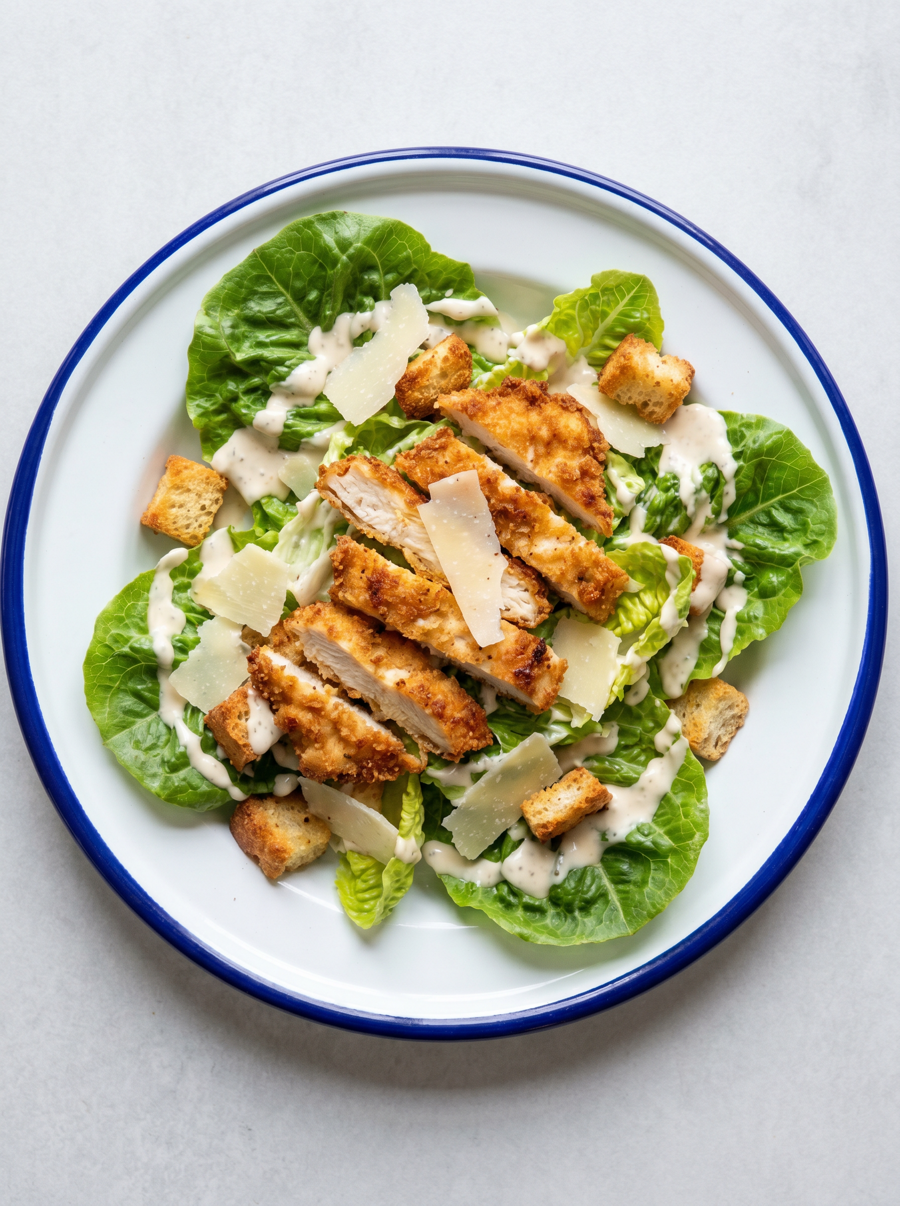 Caesar Salad met Airfryer Kip