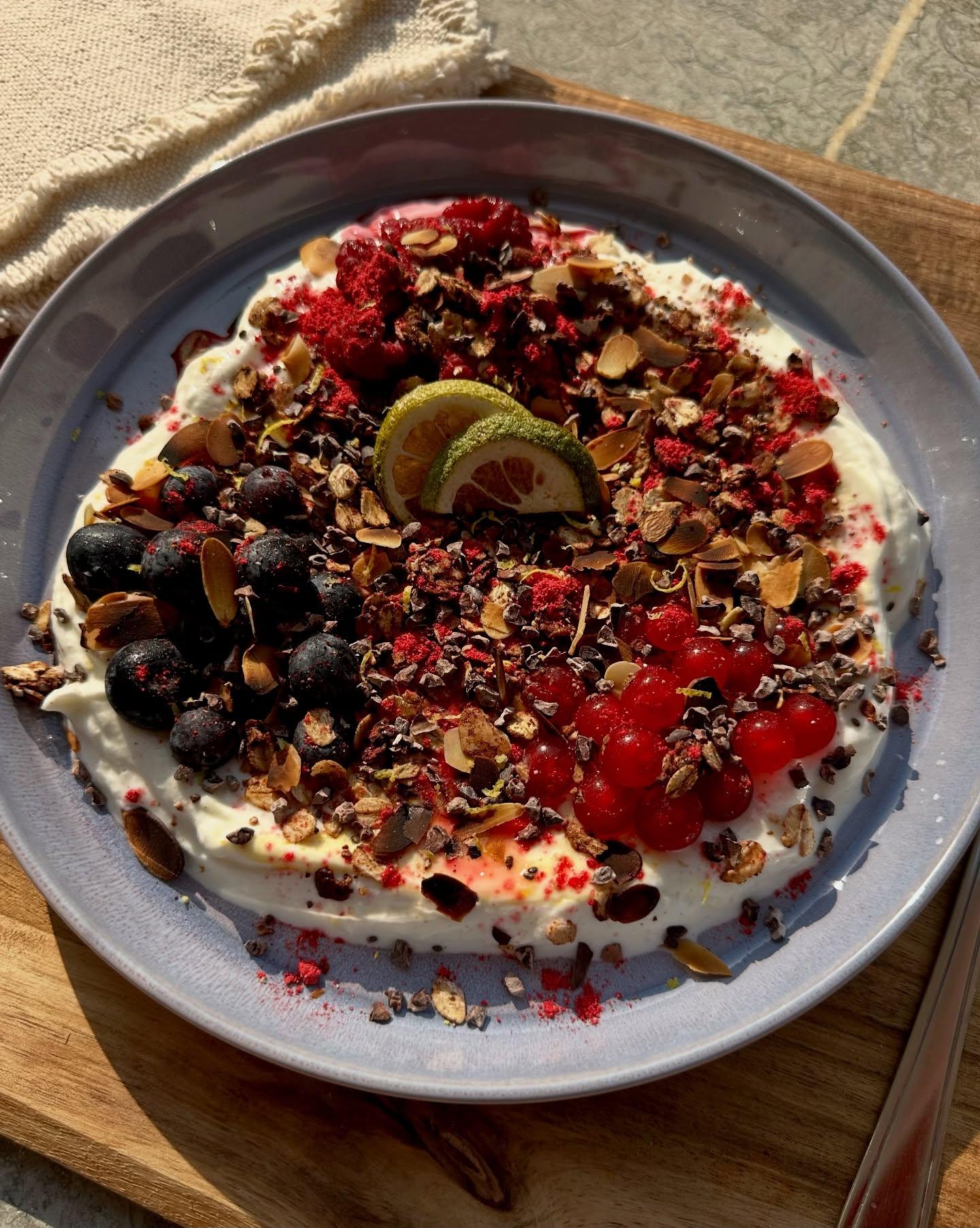 Citrus Berry Cheesecake Bowl