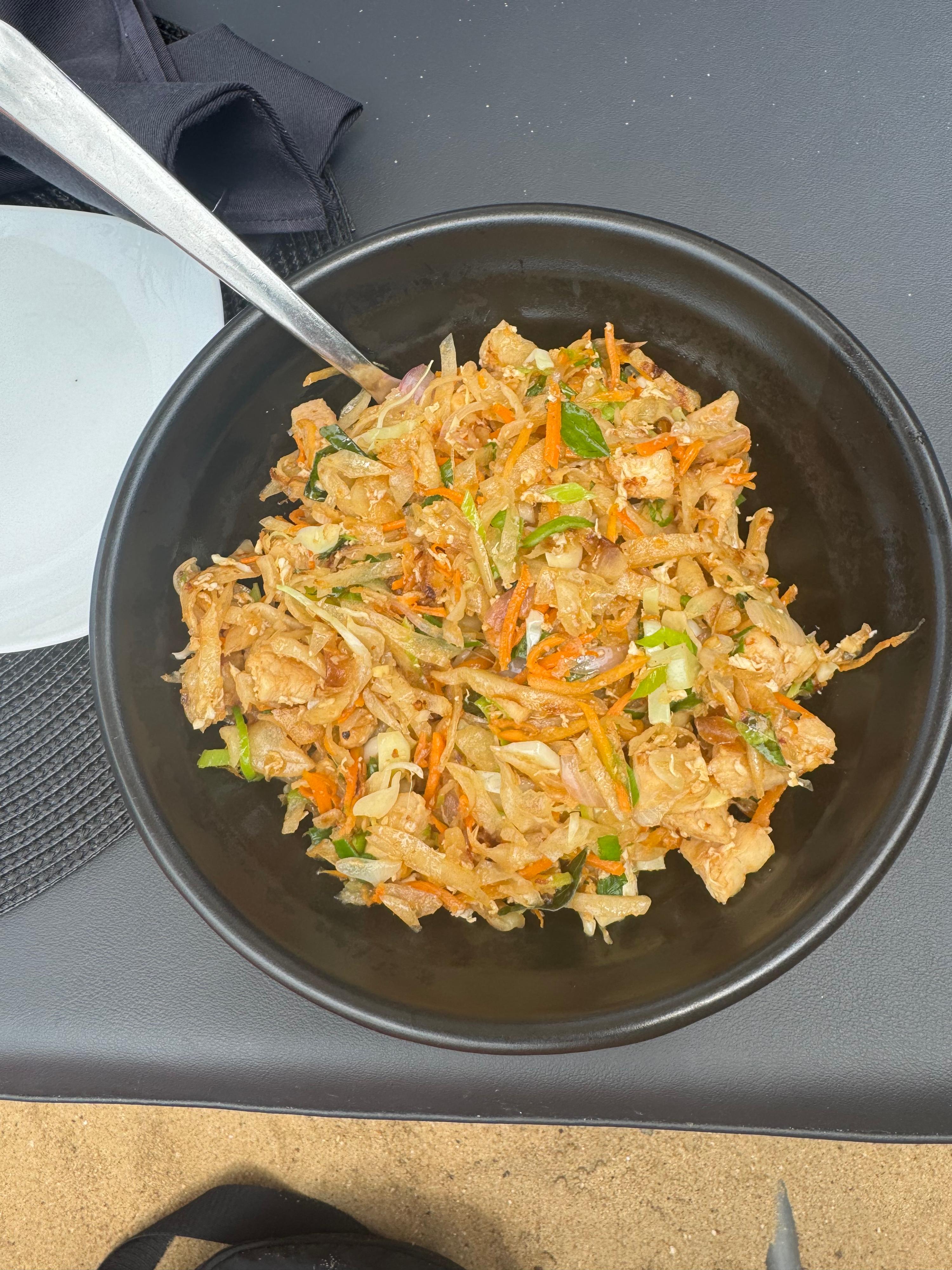 Chicken Kottu uit Sri Lanka