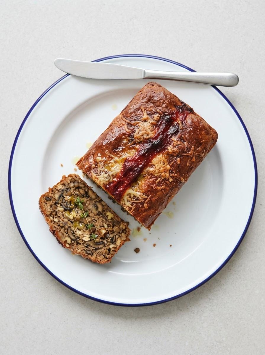 Vegetarisch gehaktbrood