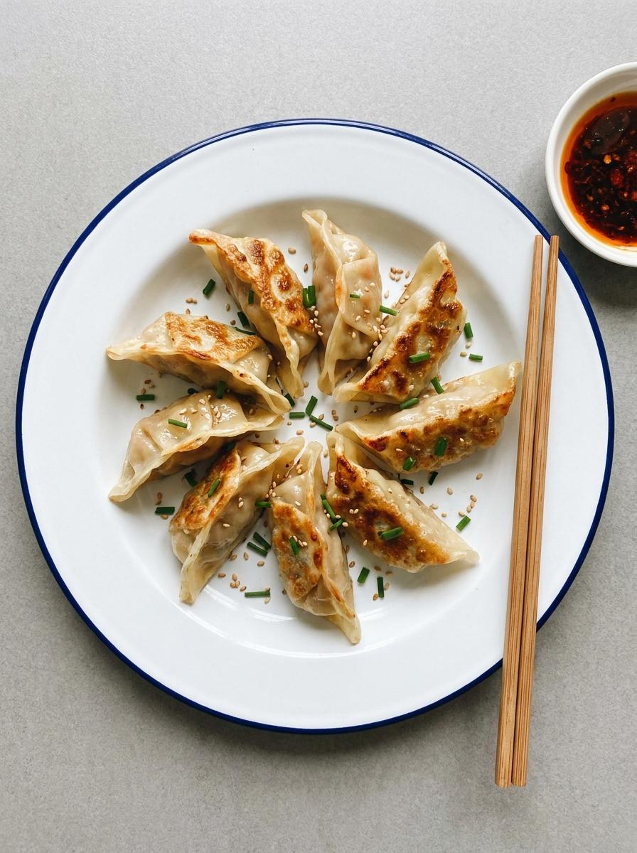 Airfryer gyoza groente