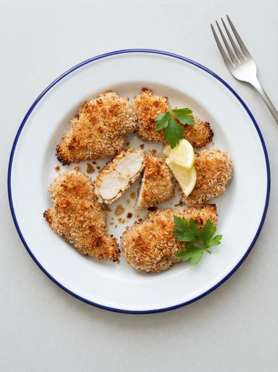 Eiwitrijke krokante kip uit de oven