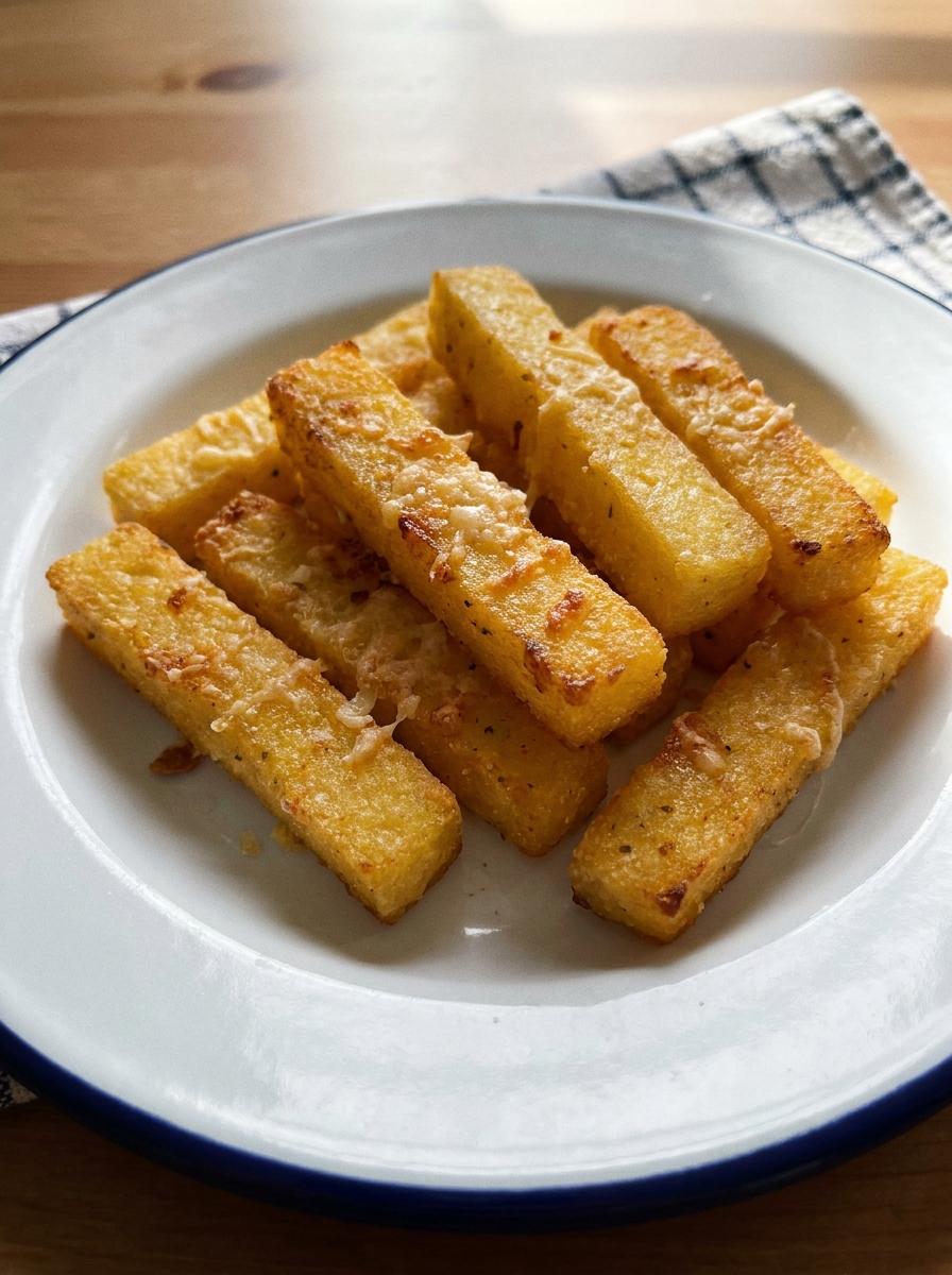 Polenta Fries uit de Airfryer