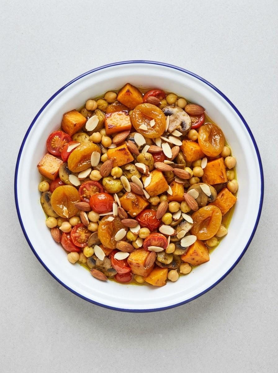 Vegetarische tajine met abrikozen