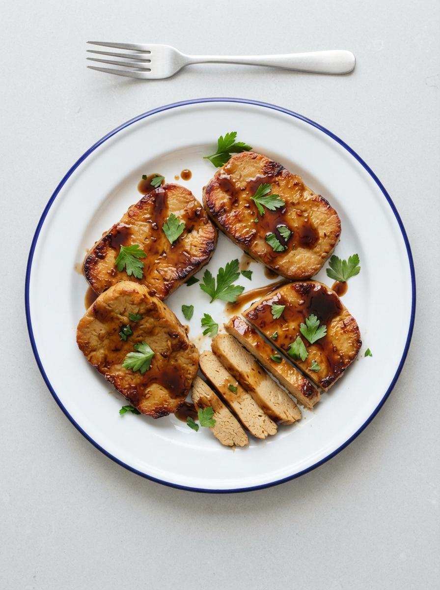 Vegan steak van seitan