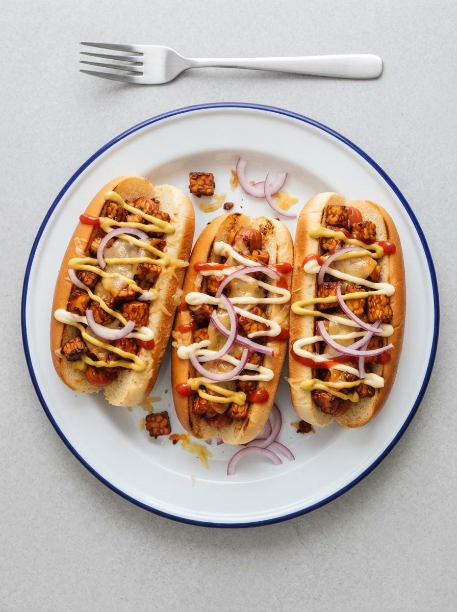 Vegetarische hotdogs